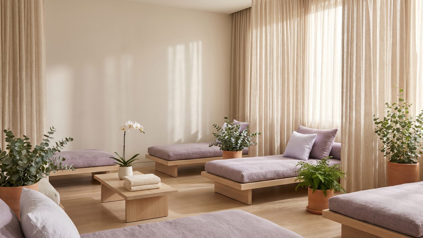 The booking page of an example thai spa on Appoint Me