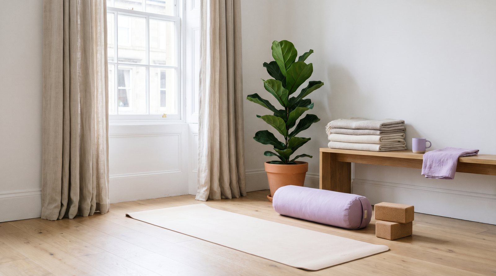 The booking page of an example yoga teacher on Appoint Me