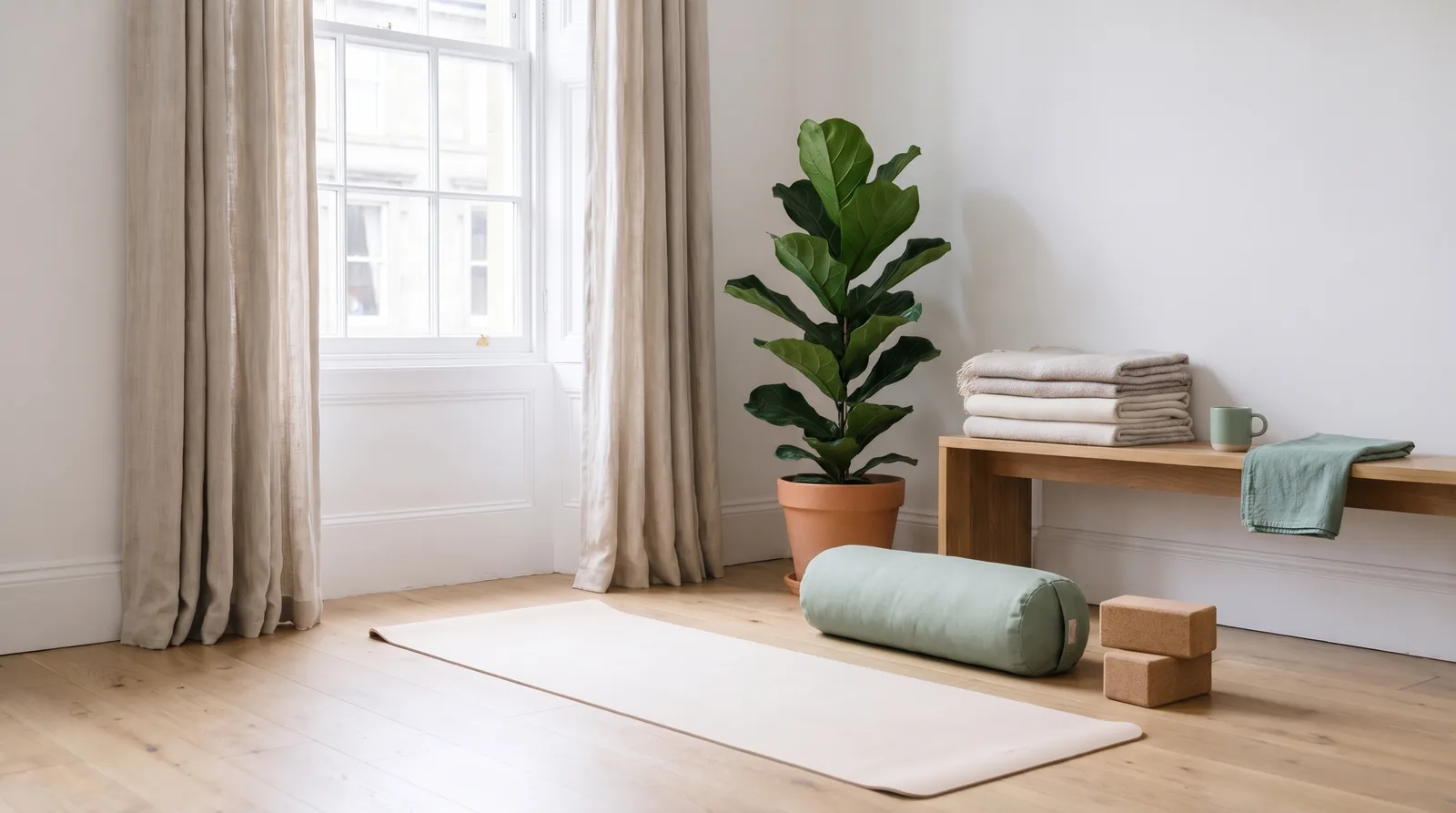 The booking page of an example yoga teacher on Appoint Me